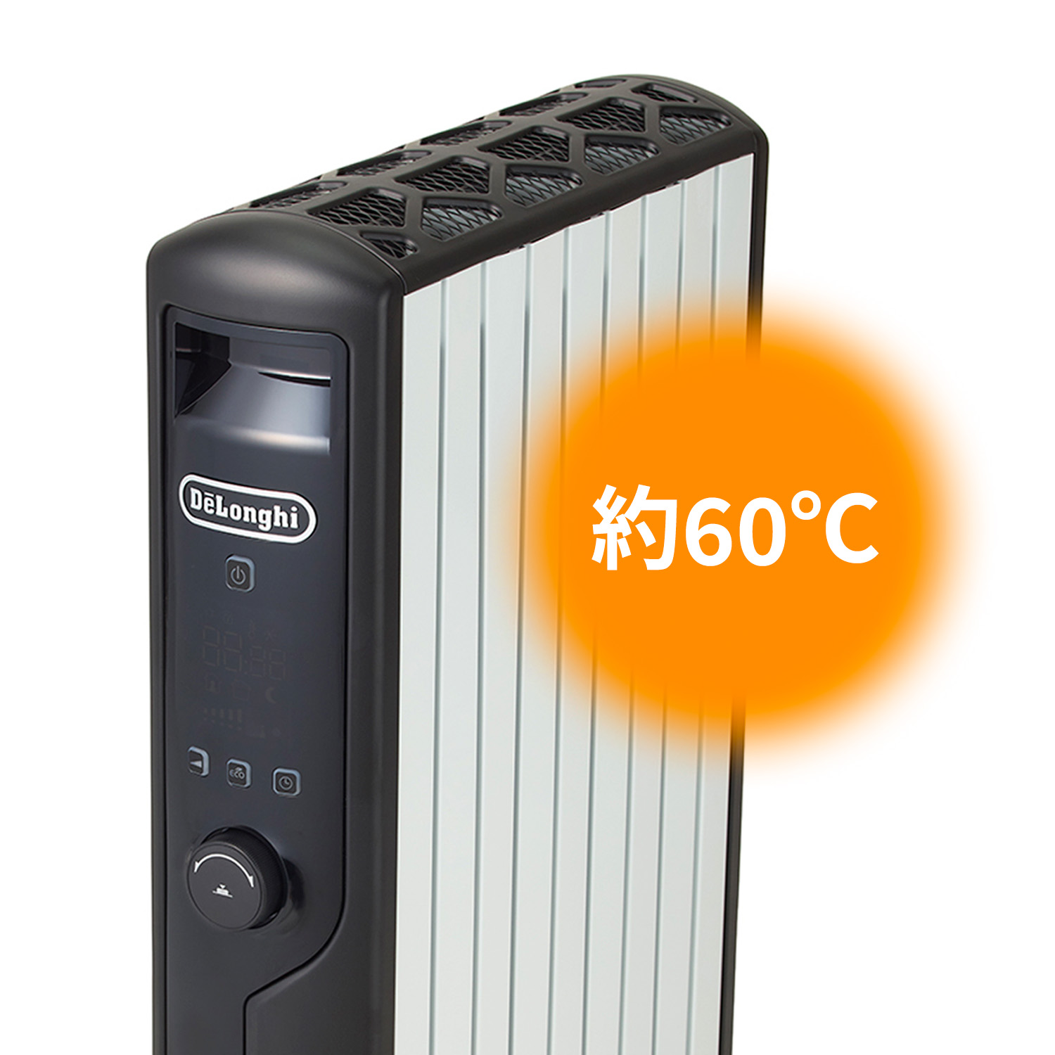 デロンギ マルチダイナミックヒーター MDHU12-BK オイルヒーター 冷暖房/空調 家電・スマホ・カメラ 上品な