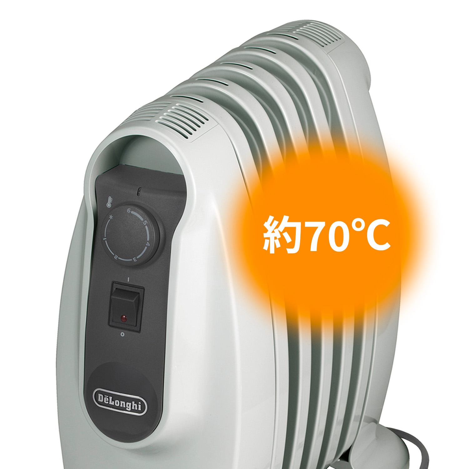 デロンギ オイルヒーター RHJ01A0505-DW |ゼロ風暖房 デロンギ