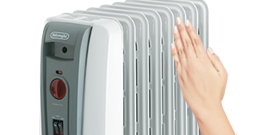 冷暖房/空調 オイルヒーター デロンギ オイルヒーター H770812EFSN-GYの製品情報 |ゼロ風暖房 